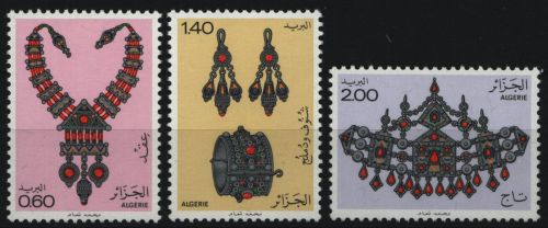 Algerien 1980 - Mi-Nr. 763-765 ** - MNH - Schmuck