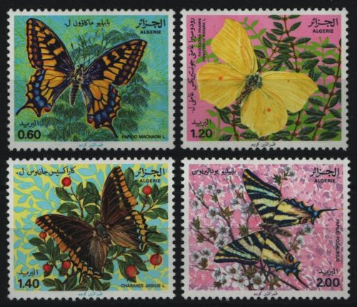 Algerien 1981 - Mi-Nr. 779-782 ** - MNH - Schmetterling / Butterflies