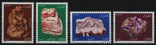 Algerien 1983 - Mi-Nr. 821-824 ** - MNH - Mineralien / Minerals