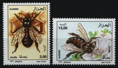 Algerien 1995 - Mi-Nr. 1127-1128 ** - MNH - Bienen / Bees