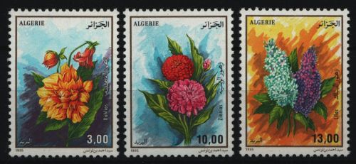 Algerien 1995 - Mi-Nr. 1129-1131 ** - MNH - Blumen / Flowers