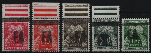 Algerien 1962 - Porto - Mi-Nr. 49-53 ** - MNH