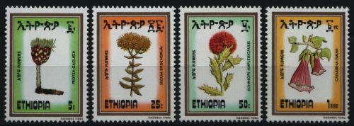 Äthiopien 1984 - Mi-Nr. 1175-1178 ** - MNH - Blüten / Blossoms