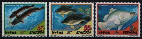 Äthiopien 2001 - Mi-Nr. 1708-1710 ** - MNH - Fische / Fish