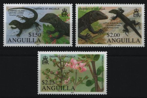 Anguilla 2010 - Mi-Nr. 1231-1233 ** - MNH - Fauna & Flora