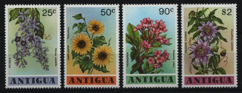 Antigua 1978 - Mi-Nr. 520-523 ** - MNH - Blumen / Flowers