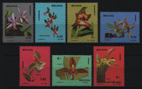 Bolivien 1974 - Mi-Nr. 858-864 ** - MNH - Orchideen / Orchids