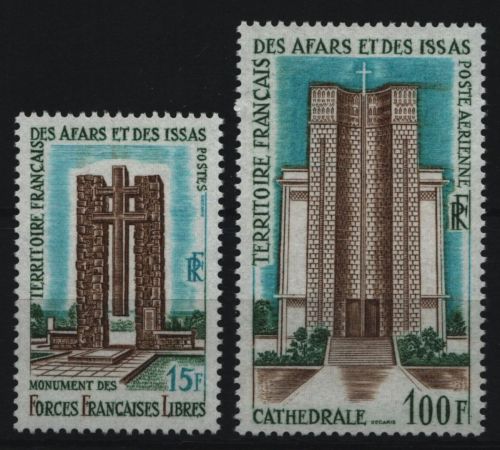 Afar und Issa 1969 - Mi-Nr. 24 & 25 ** - MNH - 2 Ausgaben