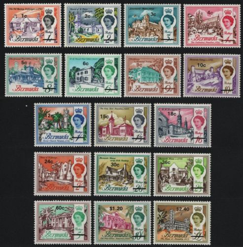 Bermuda 1970 - Mi-Nr. 227-243 ** - MNH - Freimarken / Definitives (II)