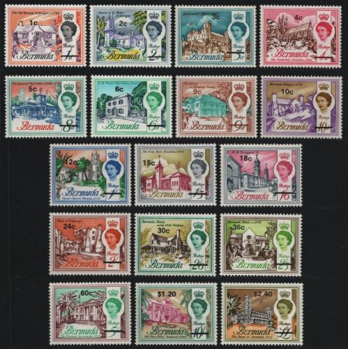 Bermuda 1970 - Mi-Nr. 227-243 ** - MNH - Freimarken / Definitives (III)