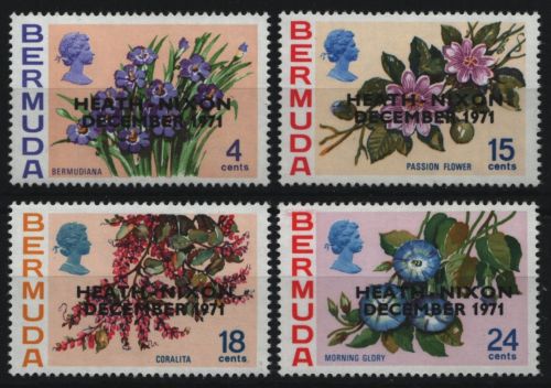 Bermuda 1971 - Mi-Nr. 277-280 ** - MNH - Heath - Nixon