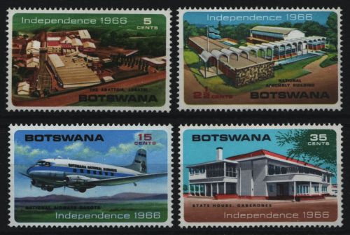 Botswana 1966 - Mi-Nr. 1-4 ** - MNH - Unabhängigkeit / Independence