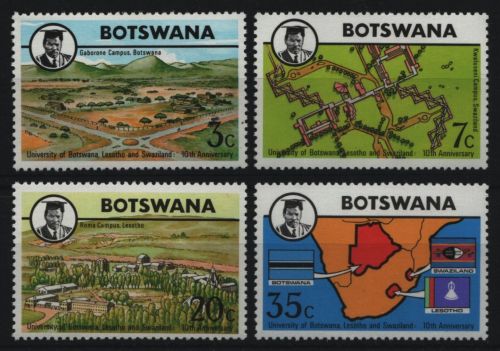 Botswana 1974 - Mi-Nr. 106-109 ** - MNH - Universität