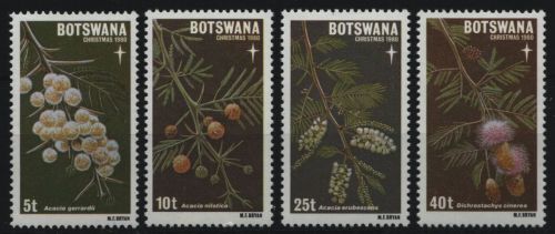 Botswana 1980 - Mi-Nr. 258-261 ** - MNH - Flora - Weihnachten / X-mas