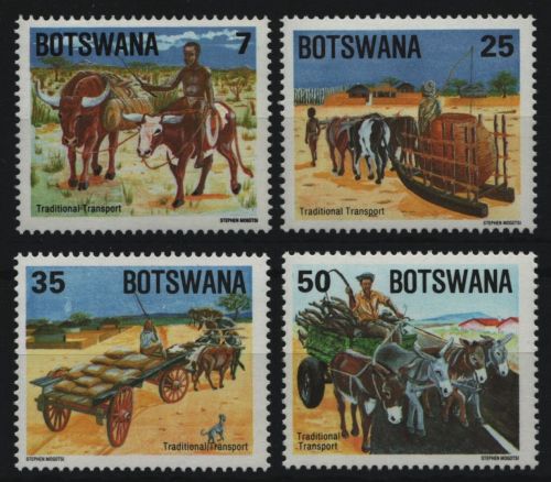 Botswana 1984 - Mi-Nr. 341-344 ** - MNH - Transportmittel