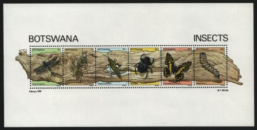 Botswana 1981 - Mi-Nr. Block 15 ** - MNH - Insekten / Insects