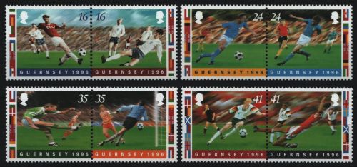 Guernsey 1996 - Mi-Nr. 693-700 ** - MNH - Fußball / Soccer