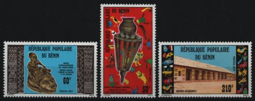 Benin 1977 - Mi-Nr. 109-111 ** - MNH - Museen von Benin