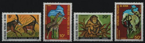 Benin 1979 - Mi-Nr. 191-194 ** - MNH - Wildtiere / Wild animals