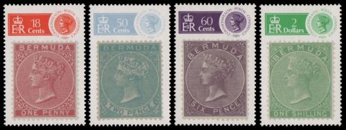 Bermuda 1989 - Mi-Nr. 569-572 ** - MNH - Marke auf Marke