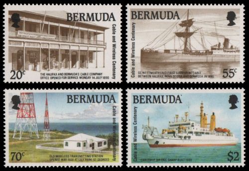 Bermuda 1990 - Mi-Nr. 584-587 ** - MNH - Schiffe / Ships