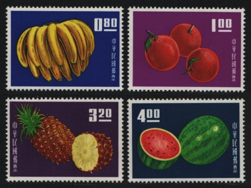 Taiwan 1964 - Mi-Nr. 536-539 ** - MNH - Früchte / Fruits