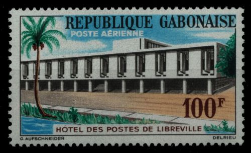 Gabun 1963 - Mi-Nr. 183 ** - MNH - Postamt
