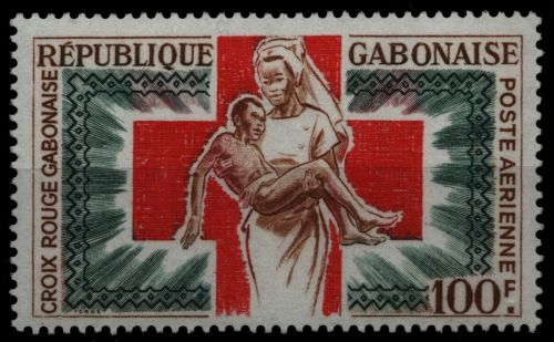 Gabun 1965 - Mi-Nr. 224 ** - MNH - Rotes Kreuz / Red cross