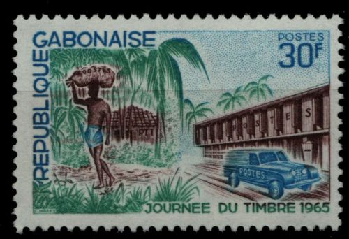 Gabun 1965 - Mi-Nr. 235 ** - MNH - Tag der Briefmarke