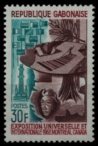 Gabun 1967 - Mi-Nr. 281 ** - MNH - EXPO '67
