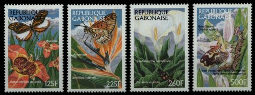 Gabun 1997 - Mi-Nr. 1377-1380 ** - MNH - Schmetterlinge / Butterflies