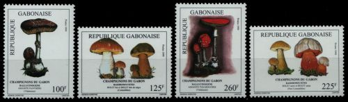 Gabun 1999 - Mi-Nr. 1484-1487 ** - MNH - Pilze / Mushrooms