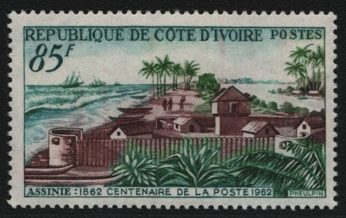 Elfenbeinküste 1962 - Mi-Nr. 240 ** - MNH - 100 Jahre Post