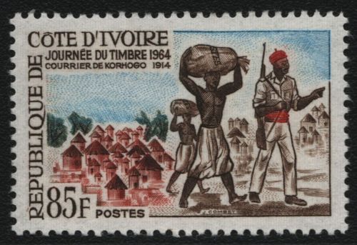 Elfenbeinküste 1964 - Mi-Nr. 277 ** - MNH - Tag der Briefmarke