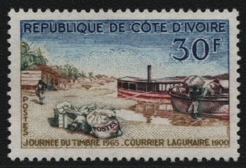 Elfenbeinküste 1965 - Mi-Nr. 282 ** - MNH - Tag der Briefmarke