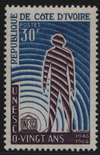 Elfenbeinküste 1966 - Mi-Nr. 307 ** - MNH - UNESCO
