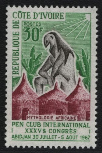 Elfenbeinküste 1967 - Mi-Nr. 315 ** - MNH - PEN-Club