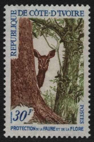 Elfenbeinküste 1968 - Mi-Nr. 336 ** - MNH - Naturschutz