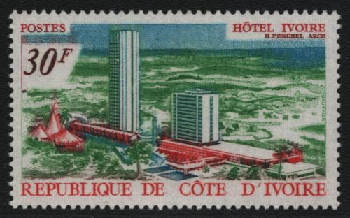 Elfenbeinküste 1969 - Mi-Nr. 344 ** - MNH - Hotel "Ivorie"