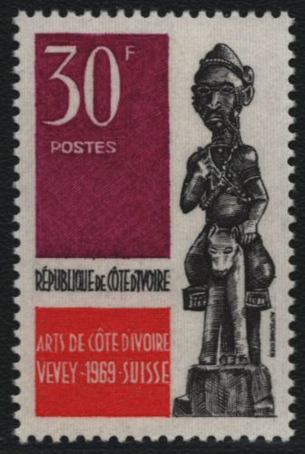 Elfenbeinküste 1969 - Mi-Nr. 345 ** - MNH - Kunstausstellung