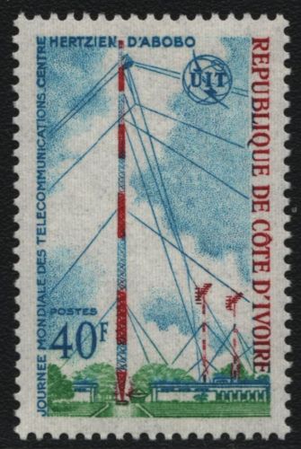 Elfenbeinküste 1972 - Mi-Nr. 407 ** - MNH - Weltfernmeldetag
