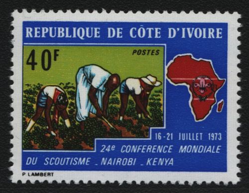 Elfenbeinküste 1973 - Mi-Nr. 432 ** - MNH - Pfadfinder / Scouts