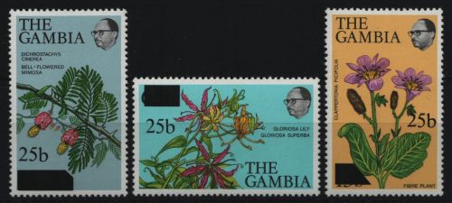 Gambia 1979 - Mi-Nr. 384-386 ** - MNH - Pflanzen / Plants