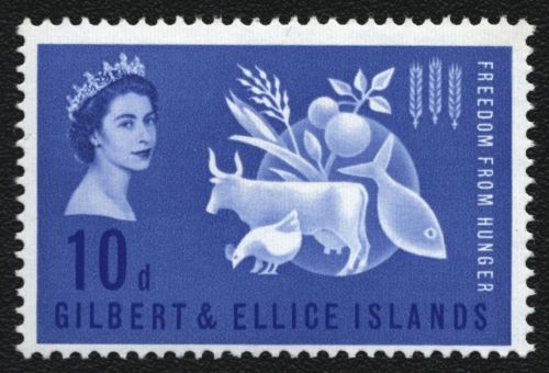 Gilbert und Ellice 1963 - Mi-Nr. 74 ** - MNH - Hunger
