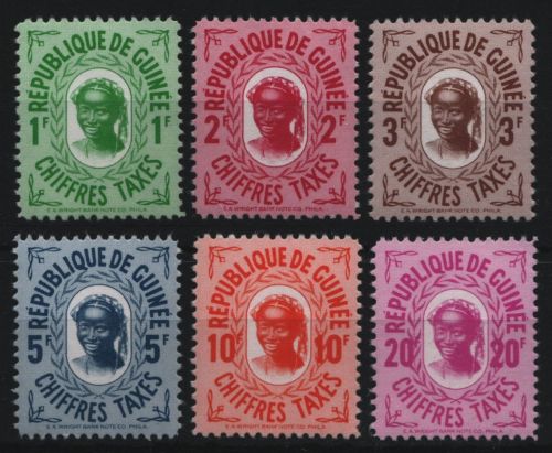 Guinea - Porto 1959 - Mi-Nr. 1-6 ** - MNH - Guineer