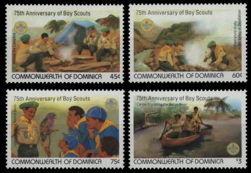 Dominica 1982 - Mi-Nr. 791-794 ** - MNH - Pfadfinder / Scouts