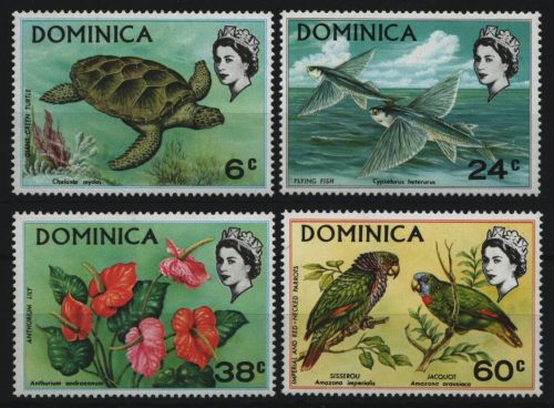 Dominica 1970 - Mi-Nr. 296-299 ** - MNH - Fauna & Flora