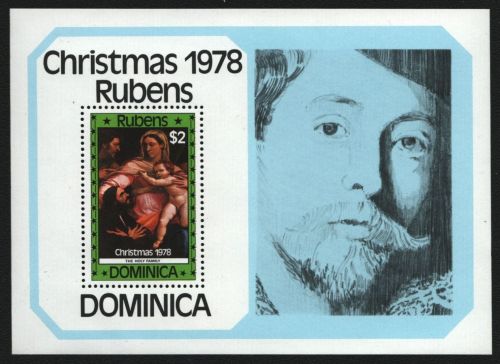 Dominica 1978 - Mi-Nr. Block 51 ** - MNH - Gemälde / Paintings - Rubens