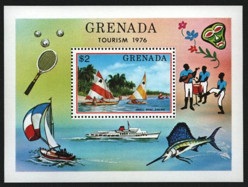 Grenada 1976 - Mi-Nr. Block 52 ** - MNH - Segelboote / Sail boats