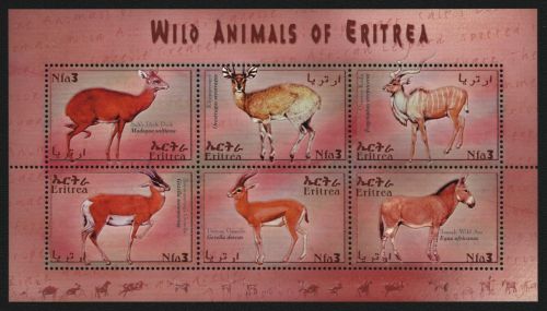 Eritrea 2001 - Mi-Nr. 264-269 ** - MNH - Wildtiere / Wild animals